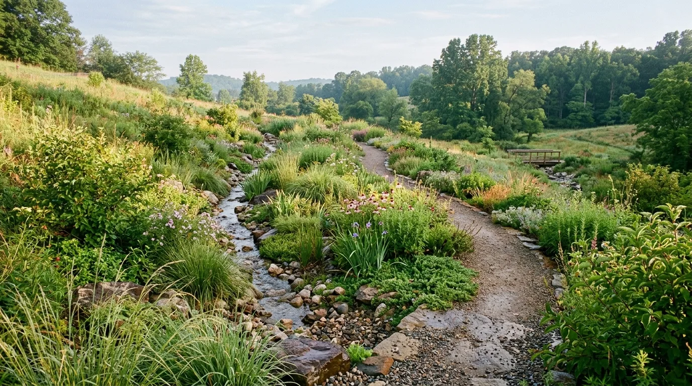 Rain Garden Catch Area
